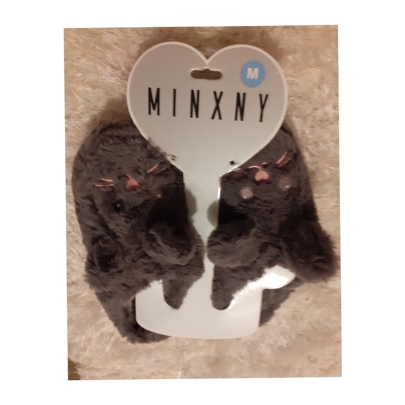 💋NWT Minx NY Fuzzy Slippers - Picture 5 of 8